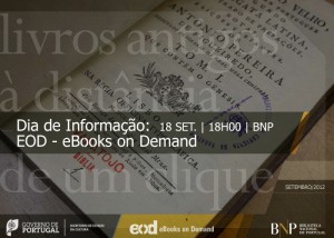 A Biblioteca Nacional de Portugal divulga projeto de eBooks on Demand