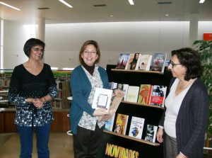 Francisca Branco, Nélia Sequeira e Margarida Vargues, em Biblioteca Municipal de Aljustrel – 25.01.2014.