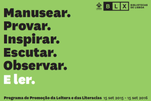 Bibliotecas de Lisboa lançam Programa de Promoção da Leitura 2015-2016