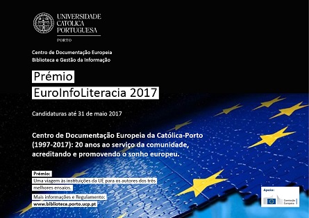 Cartaz Premio EuroInfoLiteracia APBAD