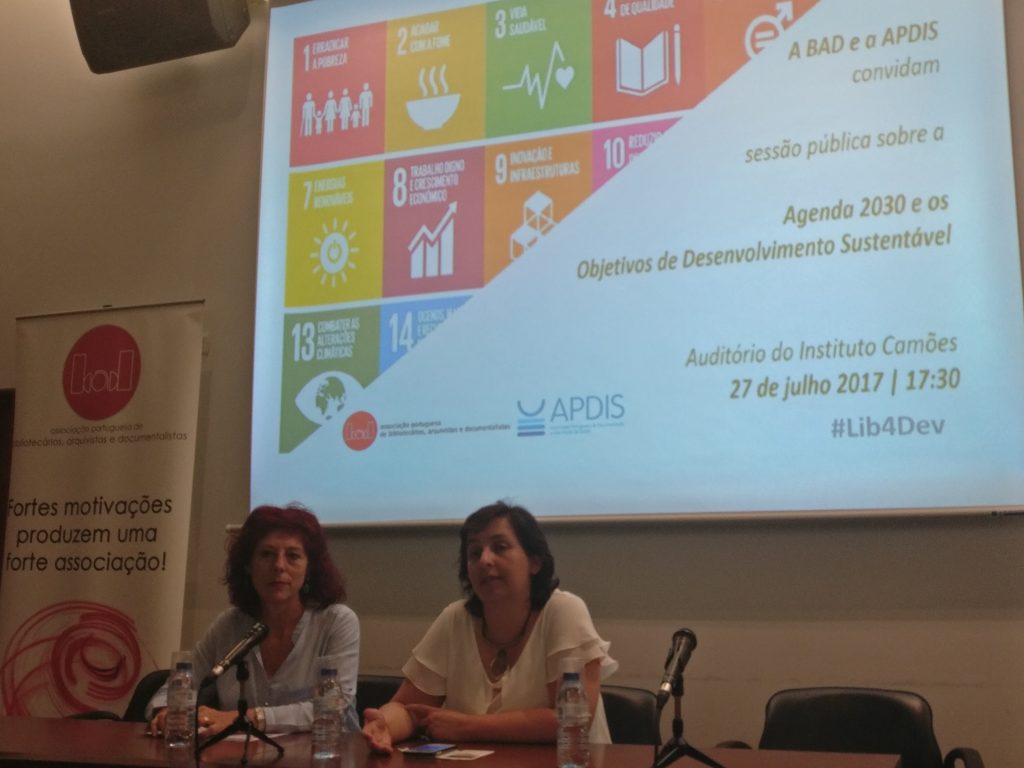 Sessão sobre Acesso à Informação e a Agenda 2030 da ONU - Notícia BAD