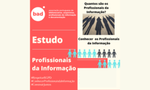 Resultados do inquérito sobre os profissionais de informação em Portugal.