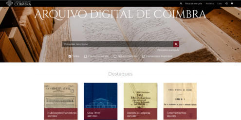 Arquivo Digital de Coimbra já disponível online.