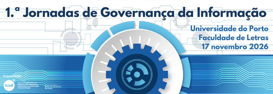 Inscrições abertas para as 1.ª Jornadas de Governança da Informação 1 1 Jornada GovInfo Eventos BAD 1