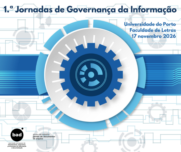 Inscrições abertas para as 1.ª Jornadas de Governança da Informação